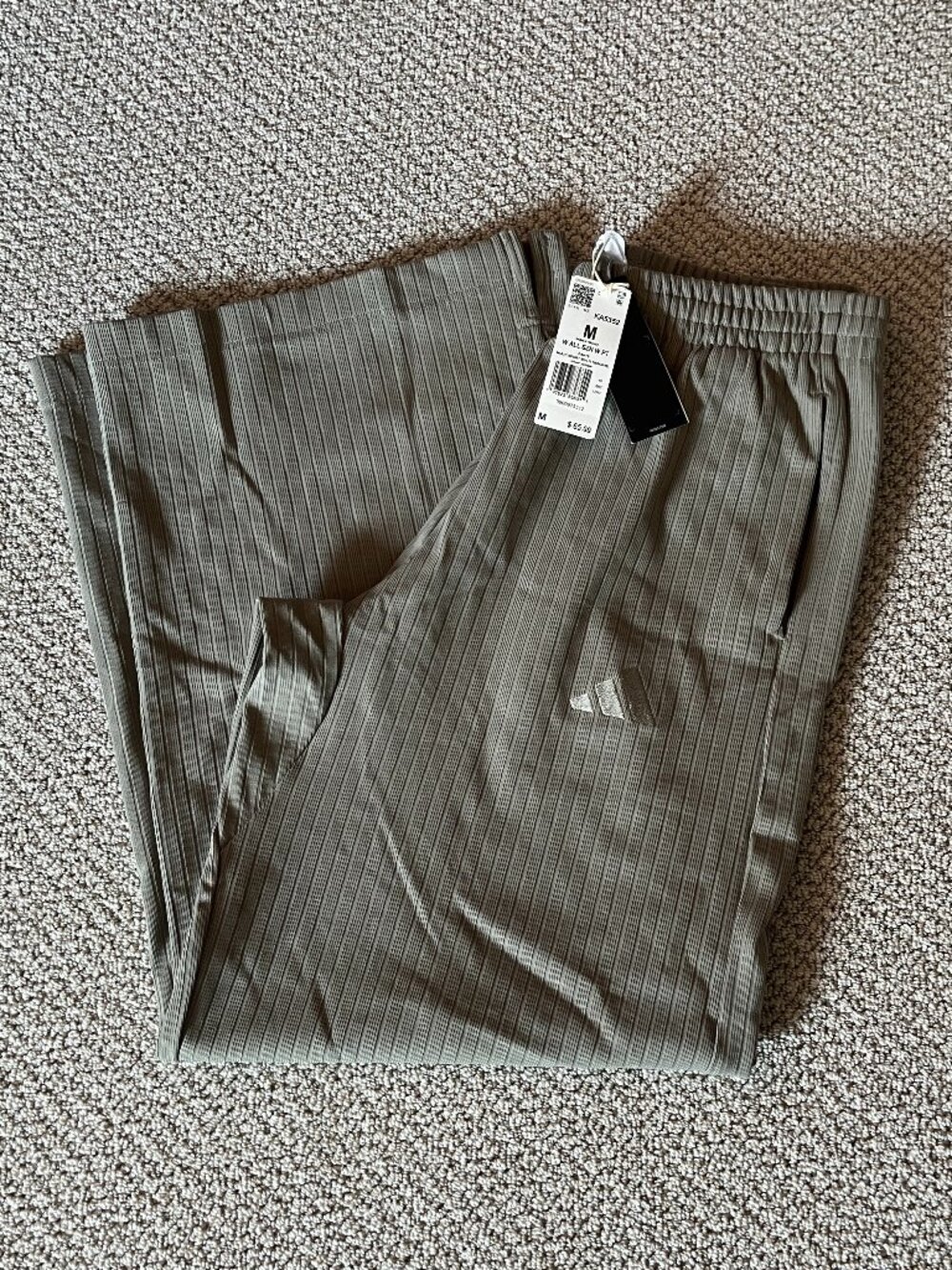 Adidas Wide Leg Ribbed Pants